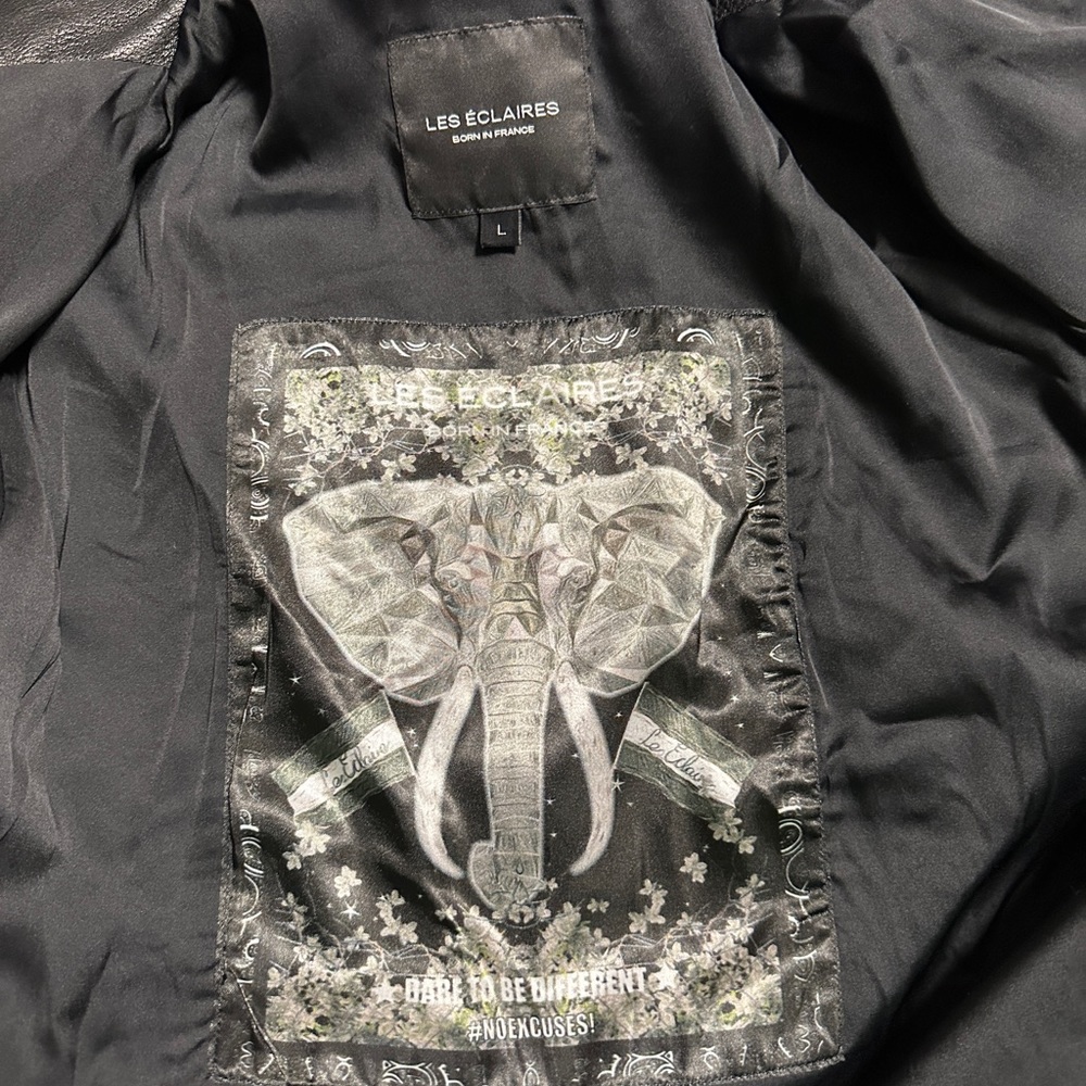LES ECLAIRES leather jacket - Picture 11 of 11